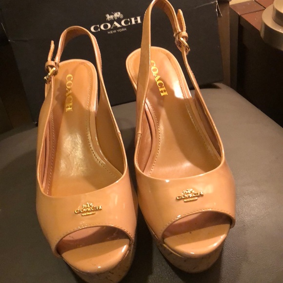 COACH WEDGES - Picture 1 of 5